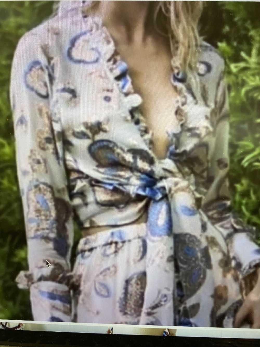 Alexis Marceau Ruffle wrap Blouse - Picture 5 of 6